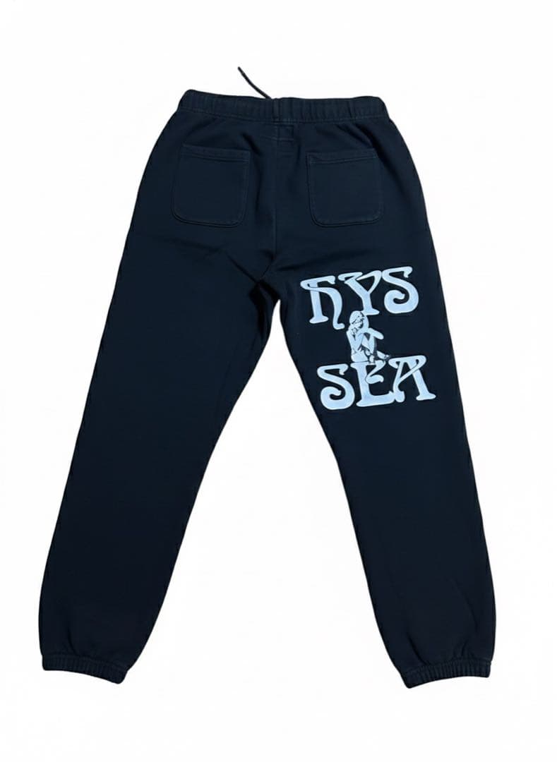 HYS SEA スウェットパンツ 黒