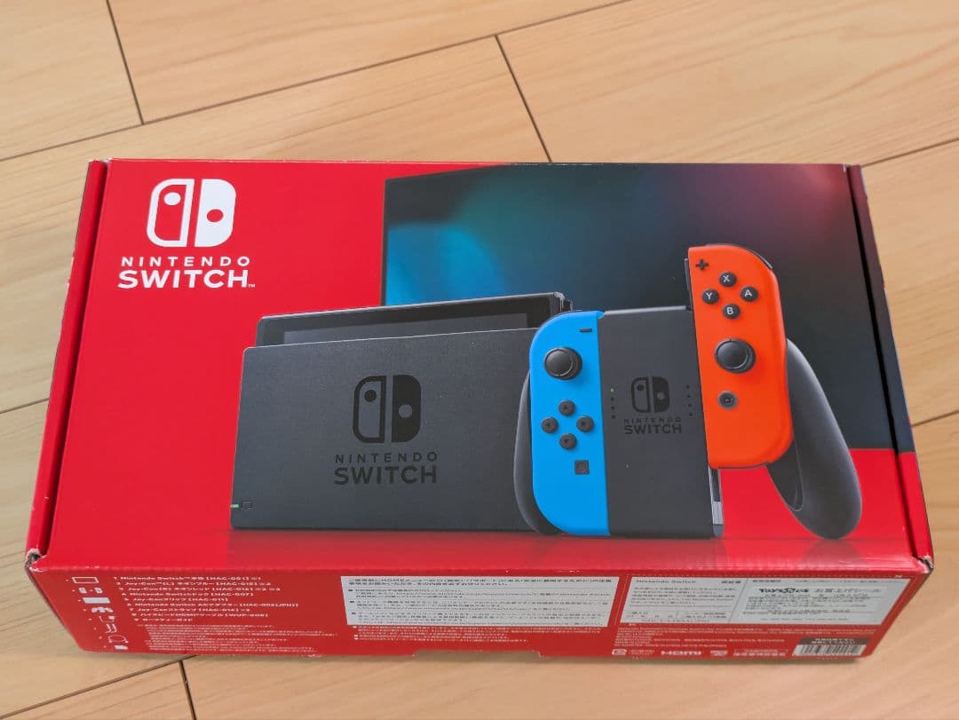 【美品】Nintendo Switch 本体 青/赤 Joy-Con付き