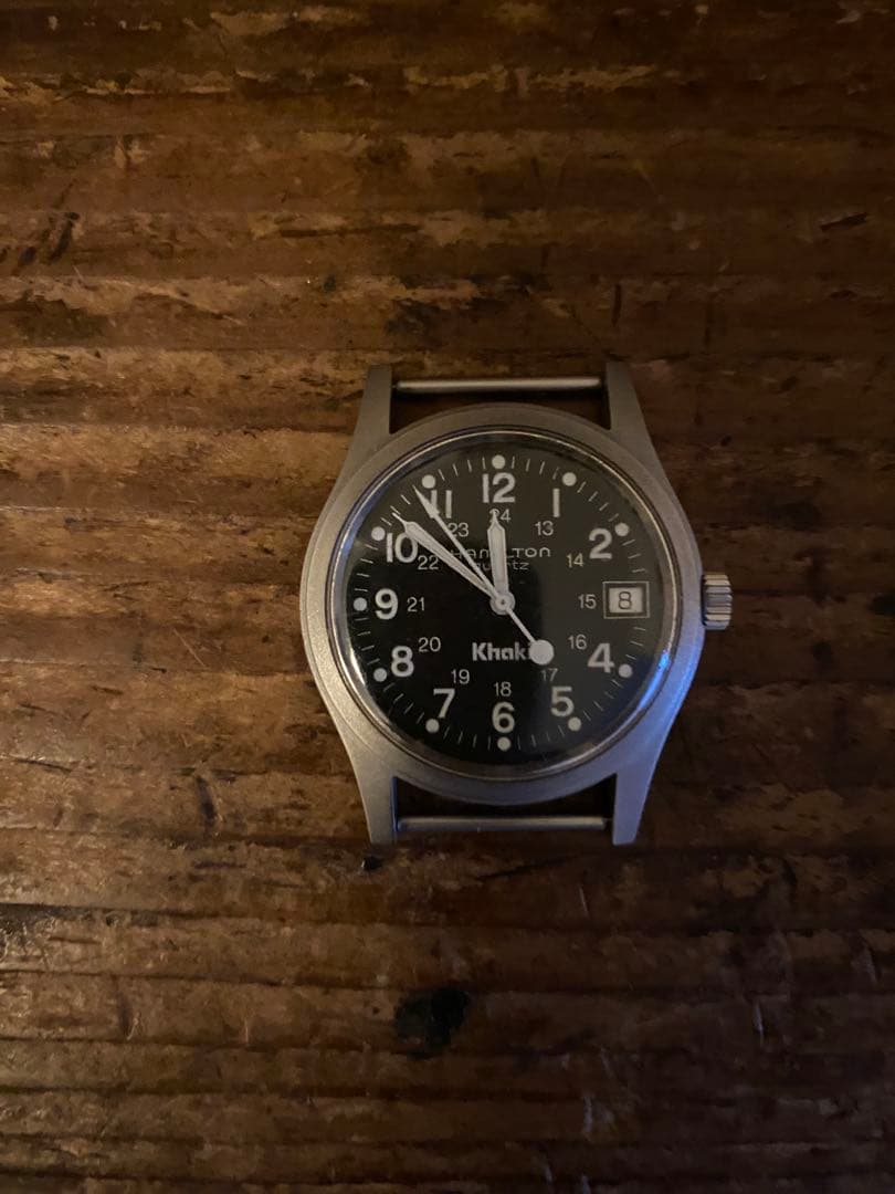 ハミルトン／カーキ／9797ブラック／33mm／クォーツ