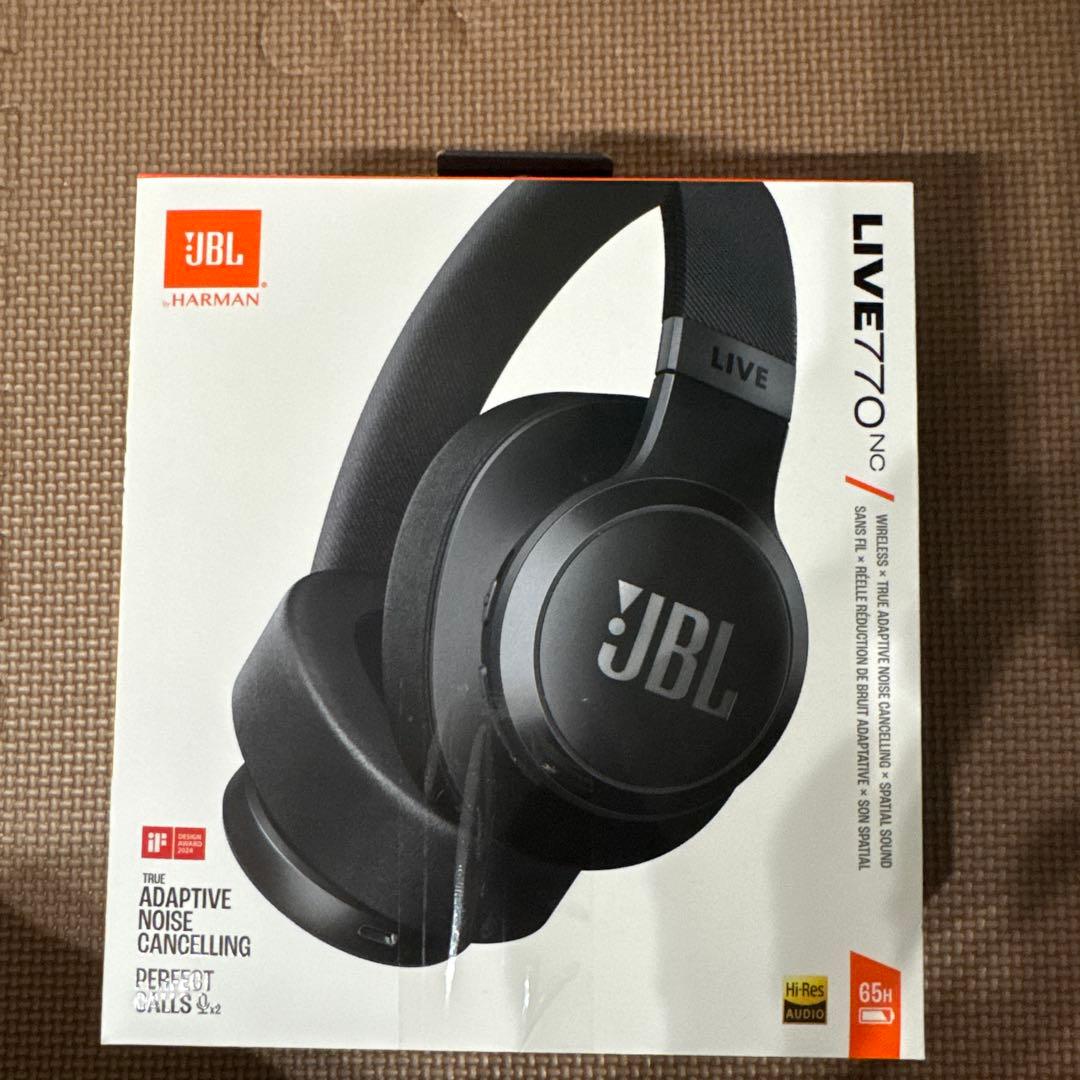 JBL LIVE770NC ブラック　ヘッドホン