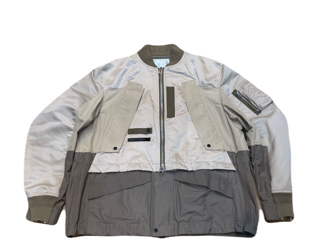 Sacai サカイ ブルゾン　ドッキング　MA-1 ジャケット　フライト