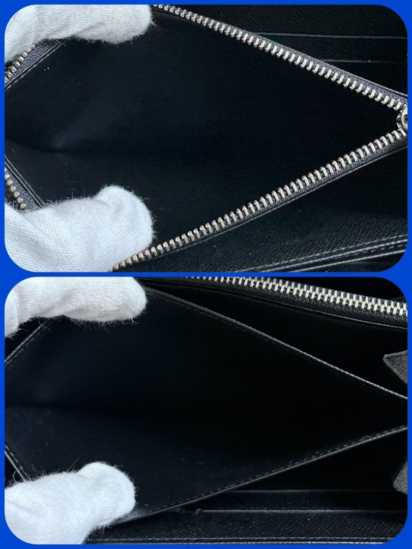 【使用わずか】ルイヴィトン エピ ジッピー 長財布　ノワール 購入レシート付き