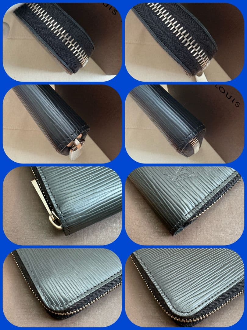 【使用わずか】ルイヴィトン エピ ジッピー 長財布　ノワール 購入レシート付き