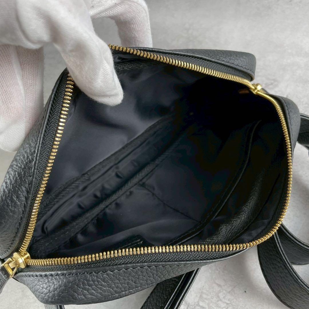 極美品 HashTag メンズ ボディバッグ クロスボディ ショルダー ブラック