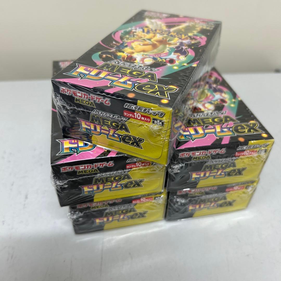 【新品】【シュリンク付き】【5BOX】 MEGAドリームex シュリンク付き