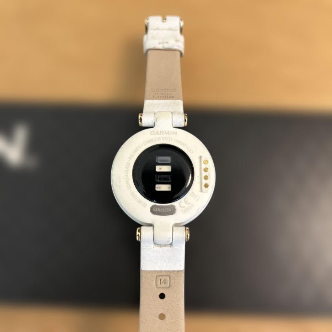 時計 GARMIN Lily Classic Leather Light Gold