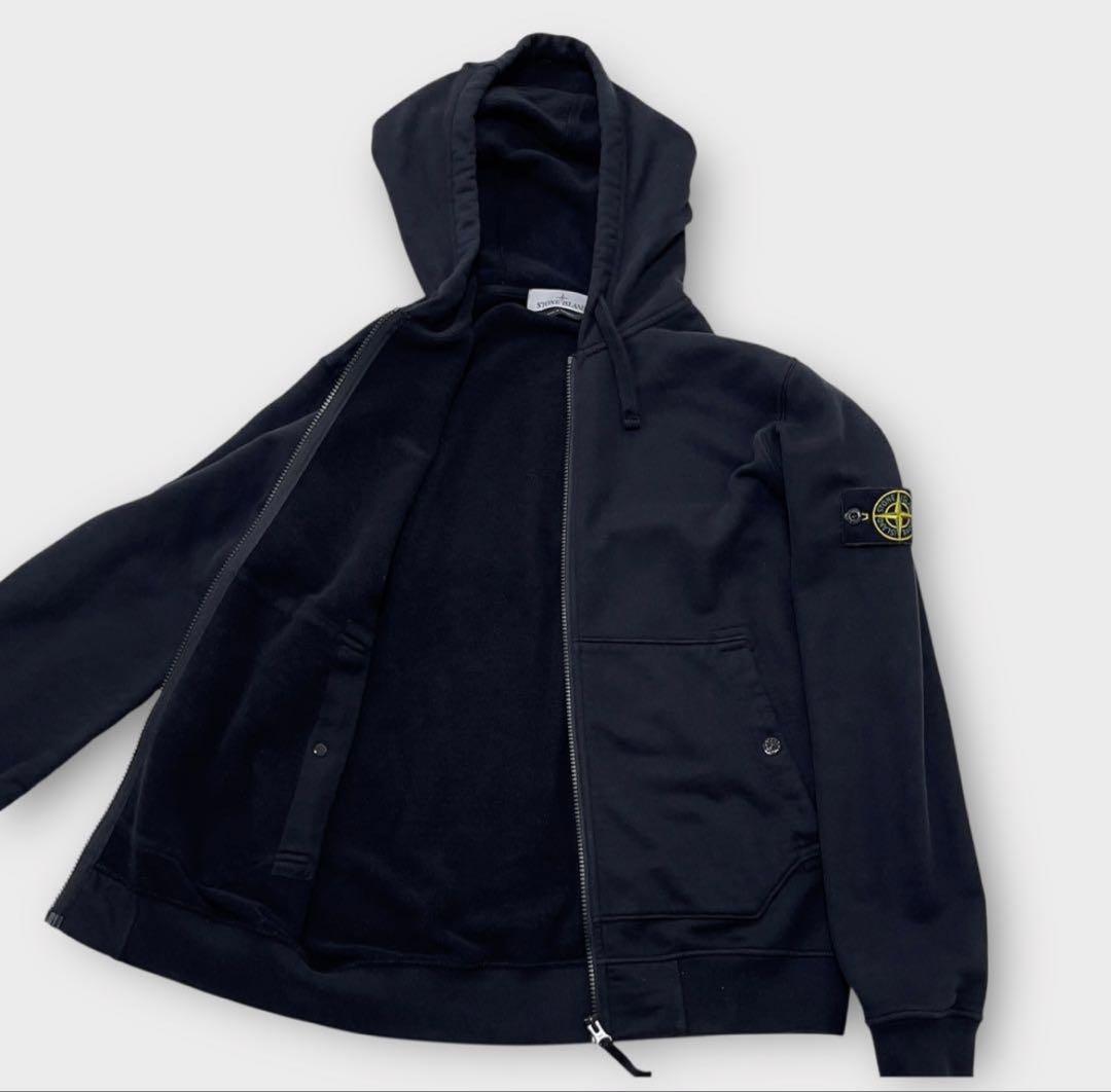 STONE  ZIP HOOD FELPA パーカー M