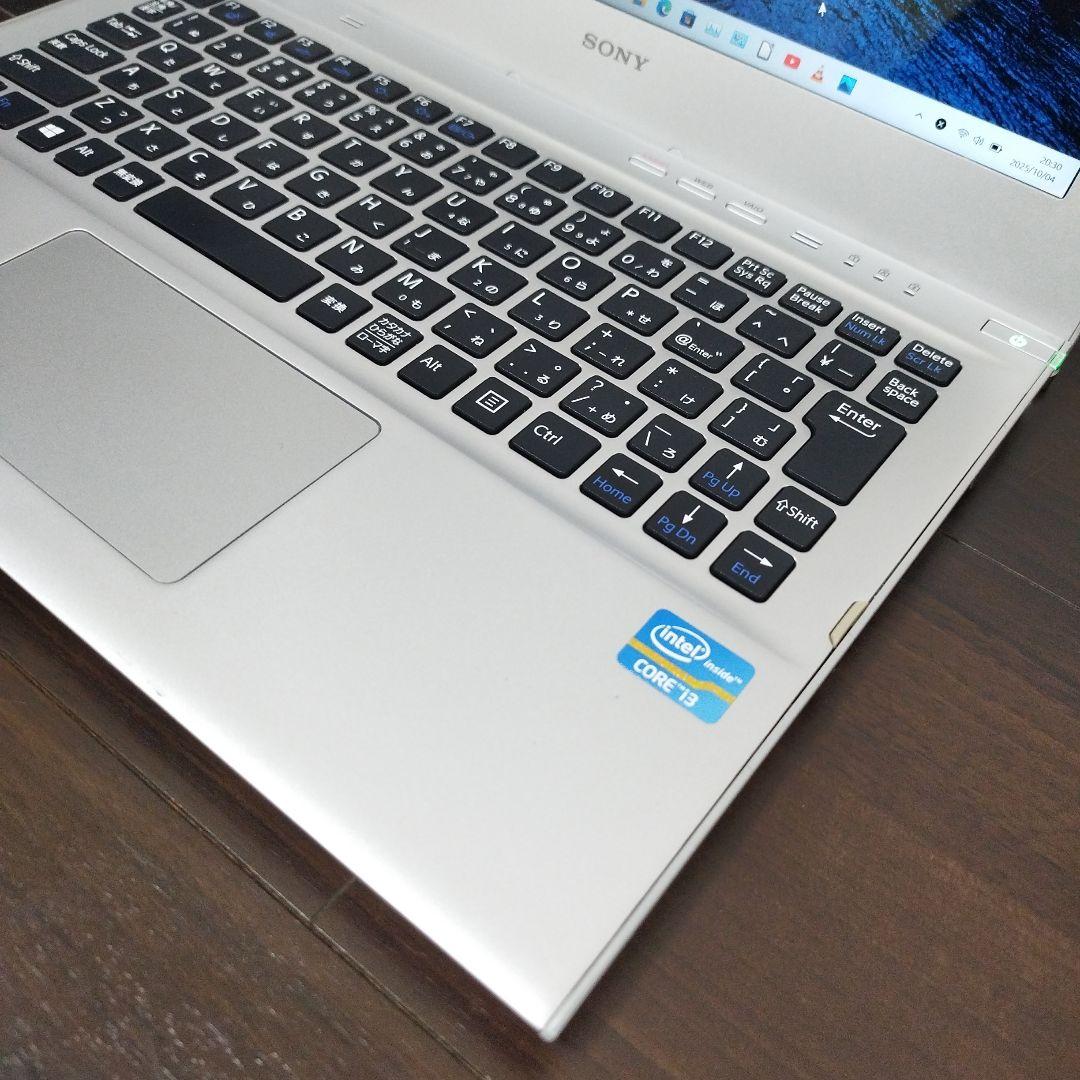 SONY VAIO Ultrbook Win11 i3 メモリ8GB 高速SSD