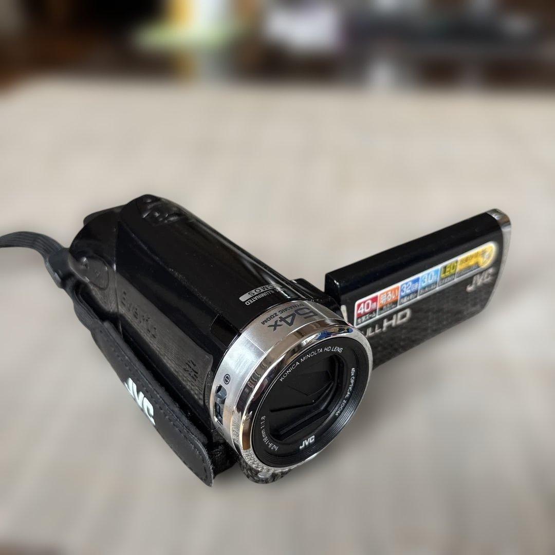 ビデオカメラ JVC GZ-E265 フルHD 動作確認済 充電器、バッテリー付