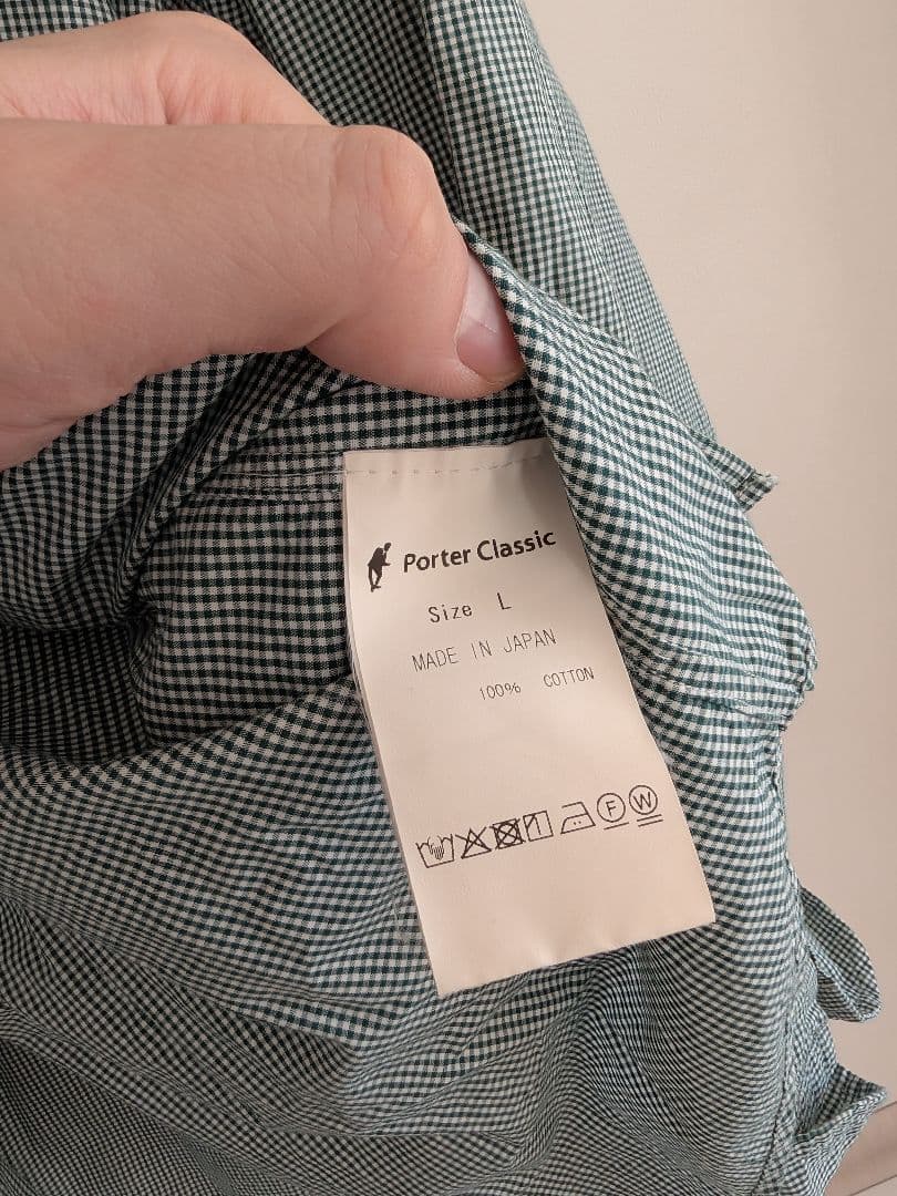 美品★ポータークラシック ロールアップシャツ