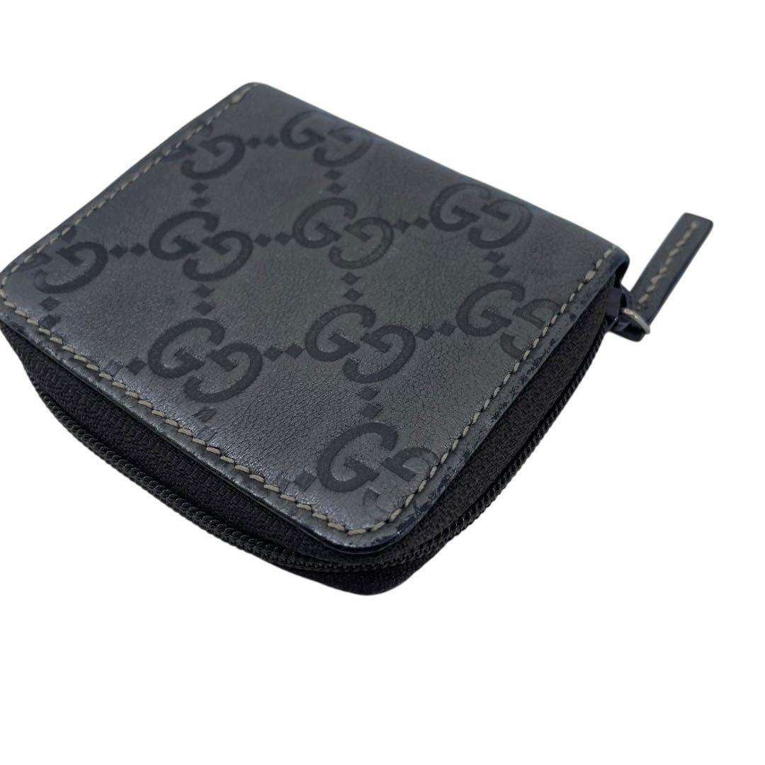 美品GUCCI グッチ ブラウン グッチシマレザー ケース