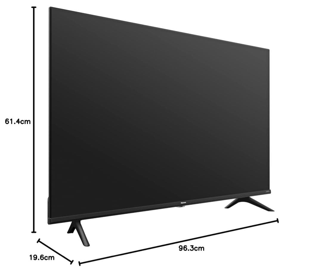 【らら様】Hisense 43V型 4Kチューナー内蔵 液晶テレビ 43E6G