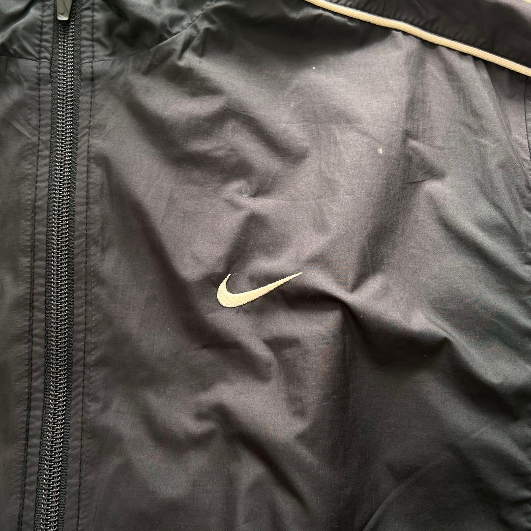 00s nike マンチェスターU 短丈　ドローコード　ナイロンジャケット M