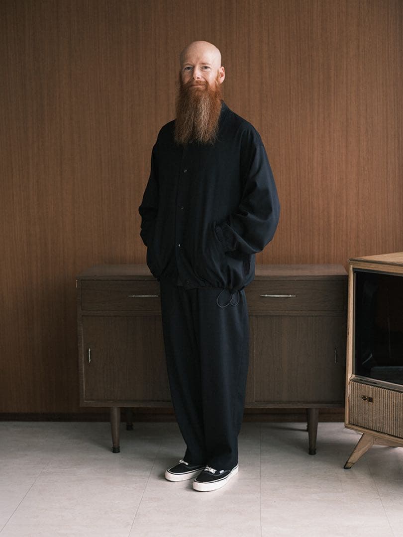 Wide Dad コーチジャケット size2 限定カラー black