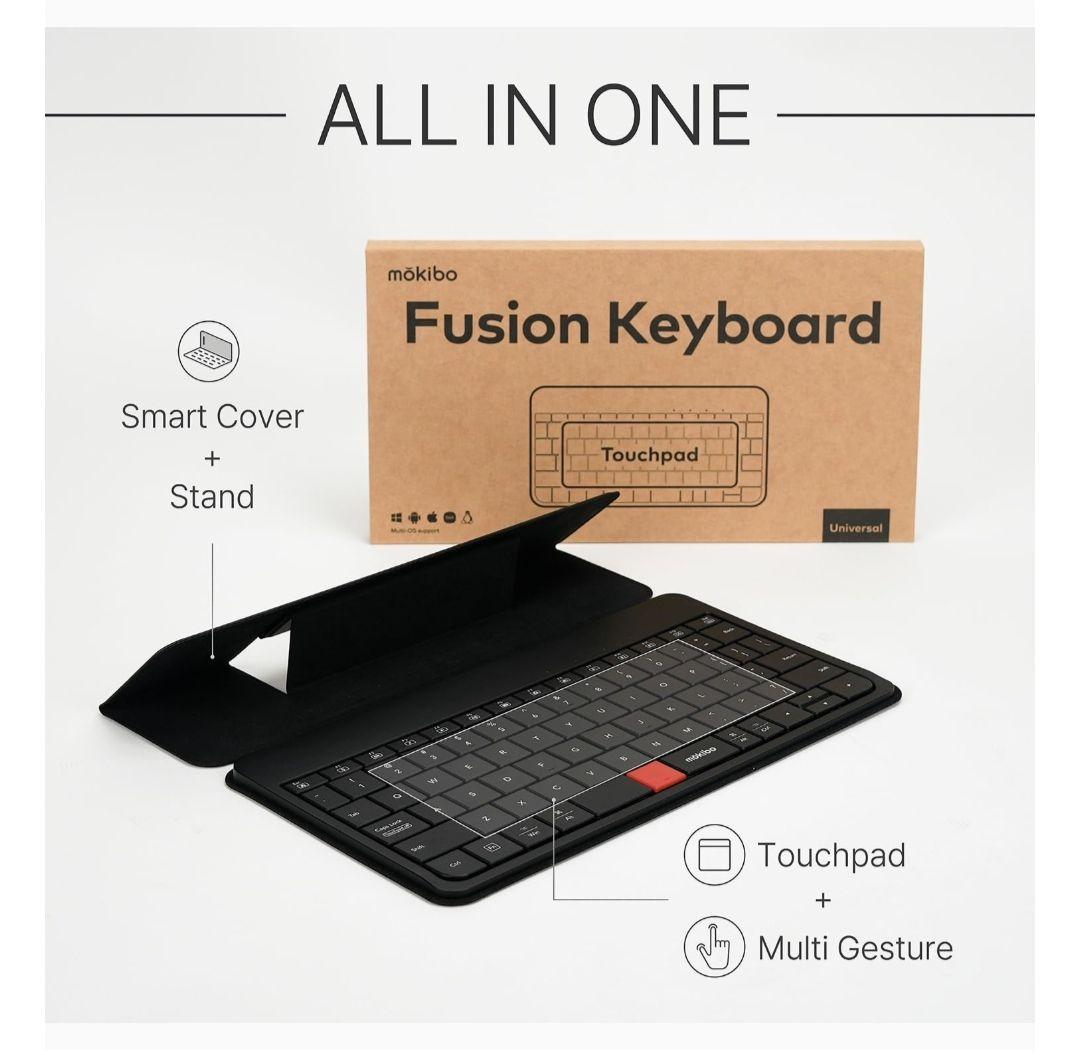 mokibo フュージョンユニバーサル ワイヤレスキーボード トラックパッド