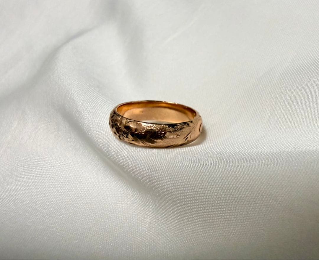 ハワイアンジュエリー14K リング ピンクゴールド