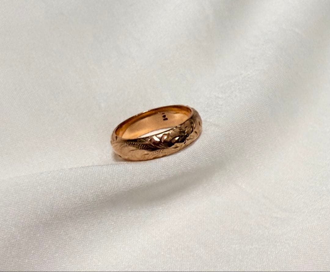 ハワイアンジュエリー14K リング ピンクゴールド