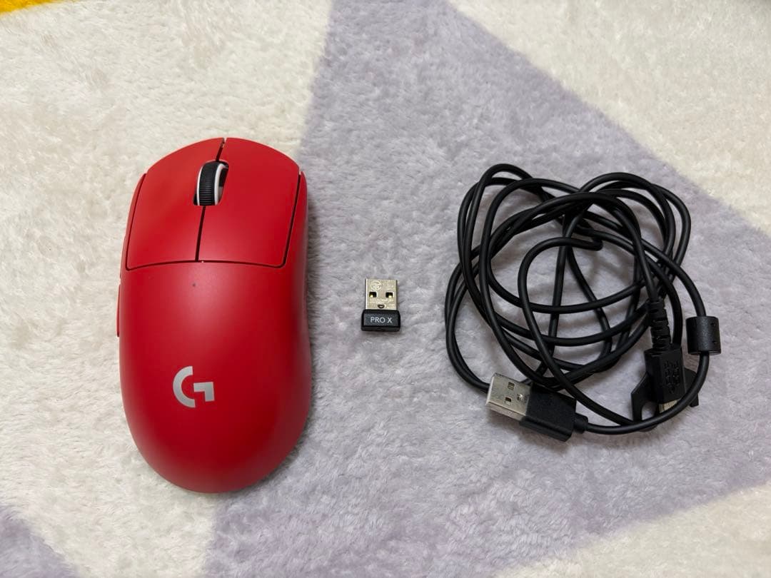 マウス・トラックボール Logitech GPRO X SUPERLIGHT red