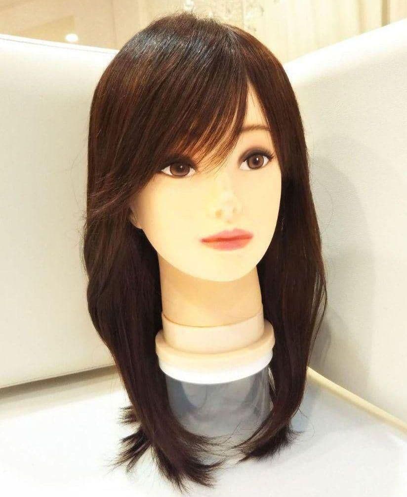 レミー人毛100%美女ウィッグ✨うる艶髪！石原さとみ❣️プレミアム✨美人ロング✨