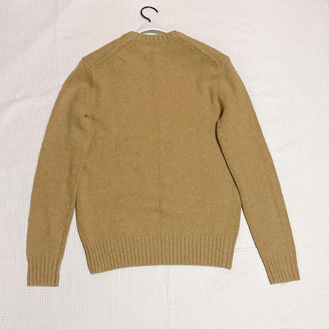 タグ付新品✨ポロラルフローレン ニット クルーネック ポニー刺繍　ベージュ