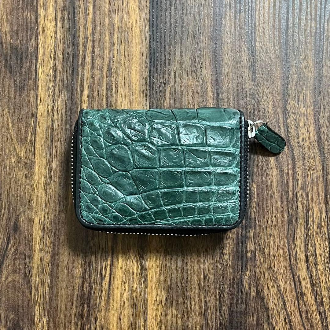 【新品・未使用】クロコダイル　ケース　カードケース　シャムワニ