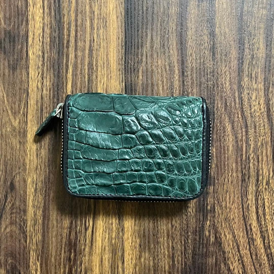 【新品・未使用】クロコダイル　ケース　カードケース　シャムワニ