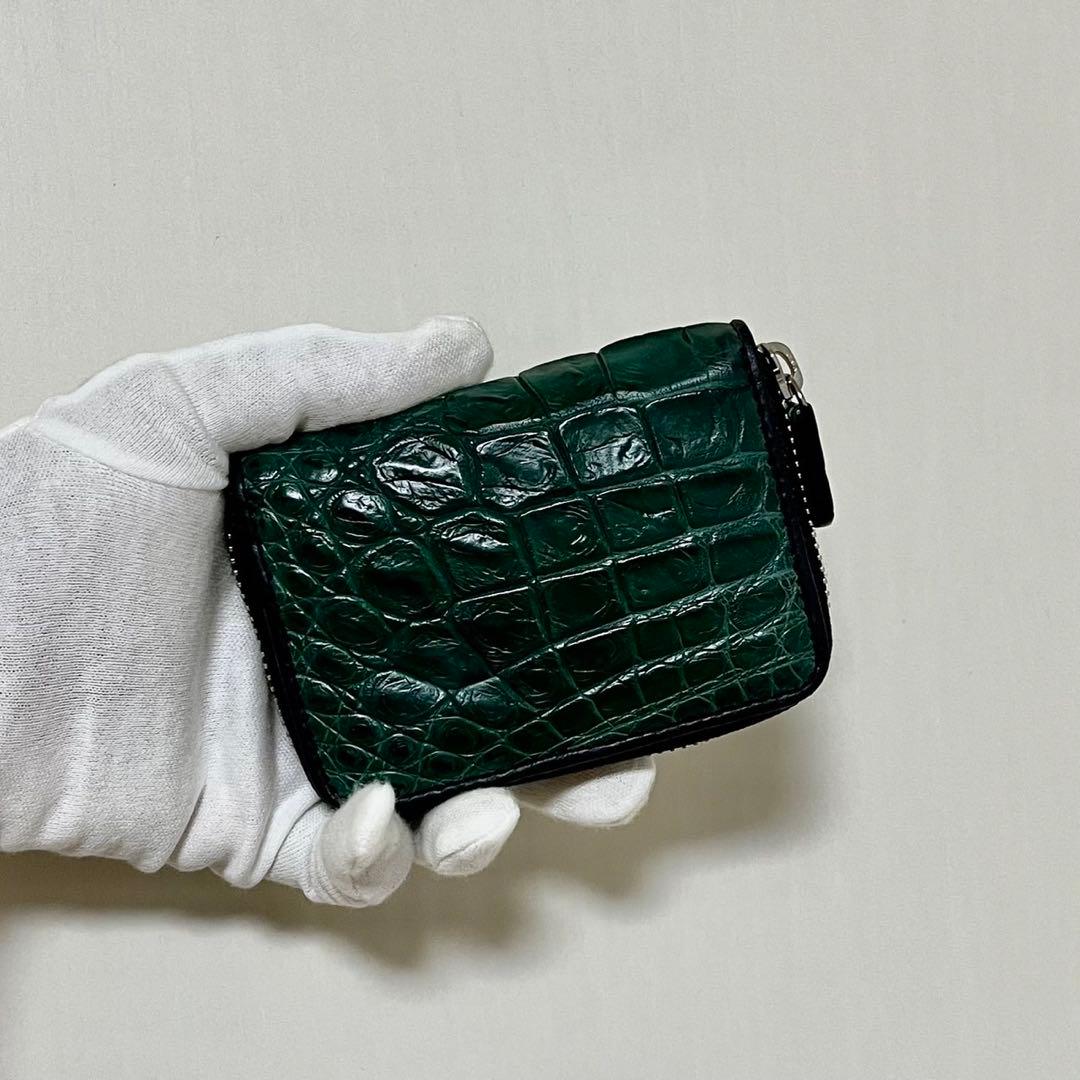 【新品・未使用】クロコダイル　ケース　カードケース　シャムワニ
