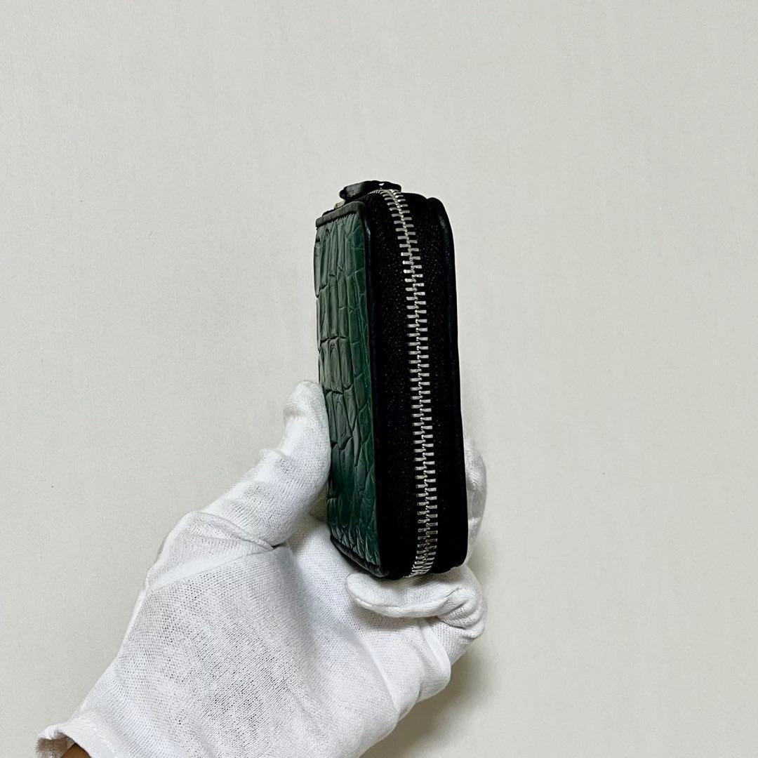 【新品・未使用】クロコダイル　ケース　カードケース　シャムワニ