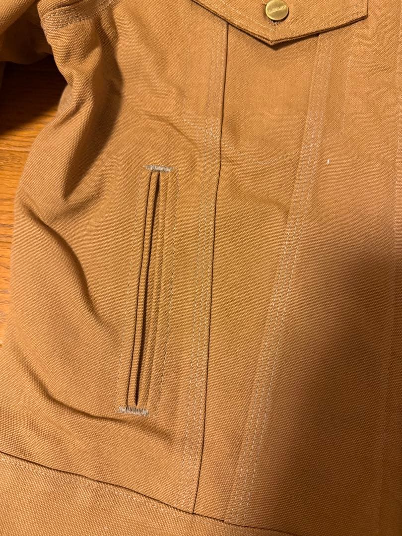 【USA製ヴィンテージ】Carhartt トラッカージャケットサイズ42【レア】