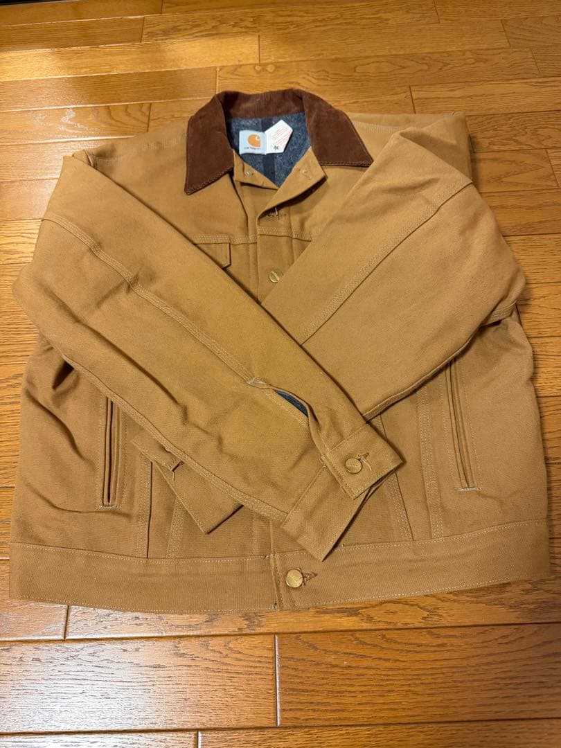 【USA製ヴィンテージ】Carhartt トラッカージャケットサイズ42【レア】