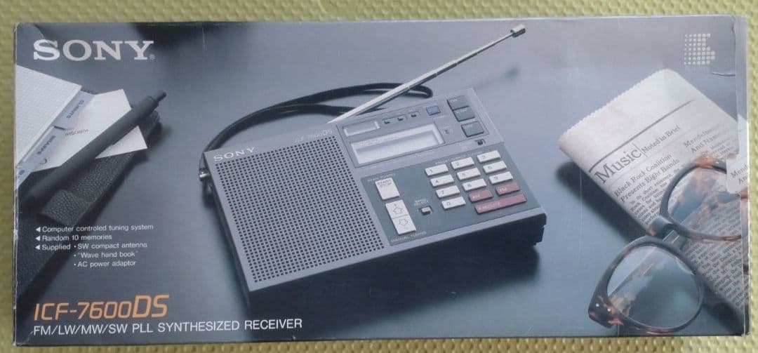 SONY ワールドバンドラジオ ICF-7600DS 元箱有