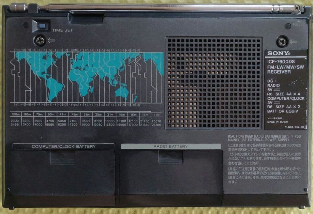 SONY ワールドバンドラジオ ICF-7600DS 元箱有