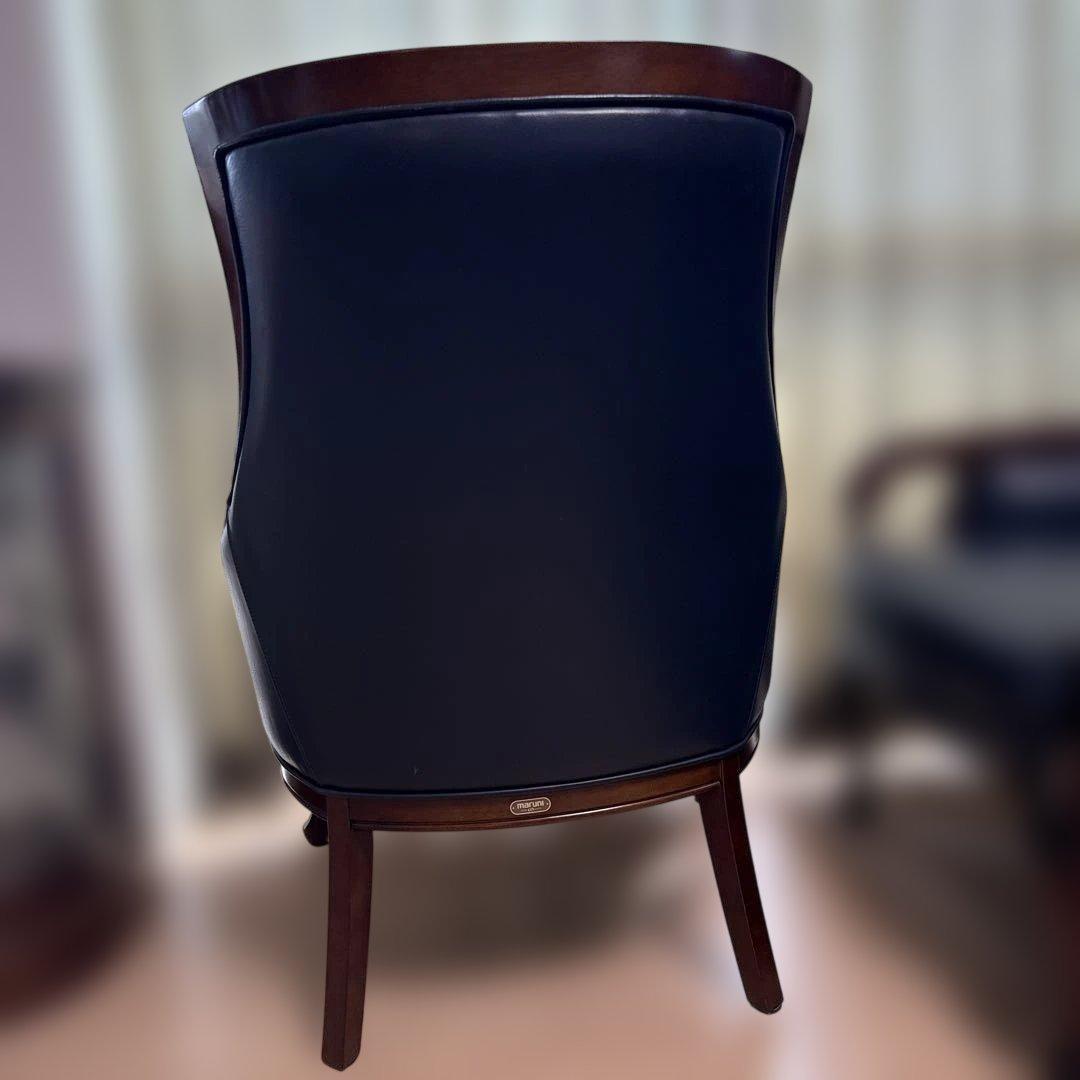 マルニ　ケントコートシリーズ　1脚　レザー1人掛けソファ③