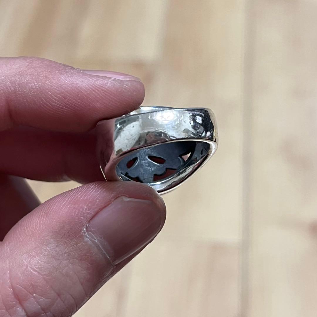 シンズスカルプチャー シルバー クロスリング スターリングシルバー 925