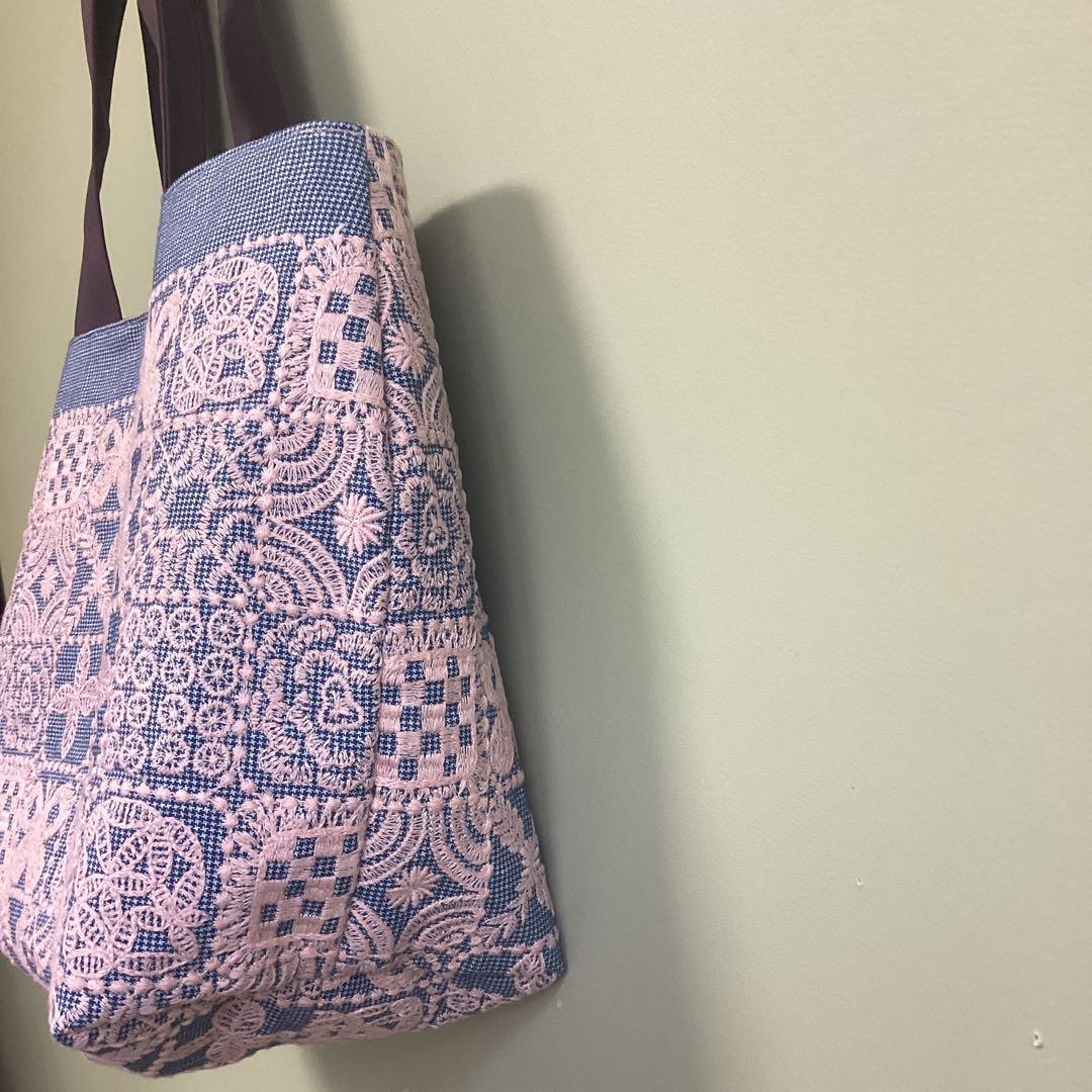 アップル17です！ミナペルホネン大きめトートバッグハンドメイド