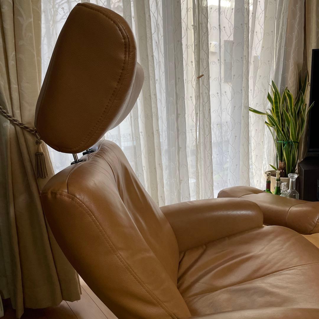 お値下げいたします！本革パーソナルチェア　リクライニングチェア　ニトリ