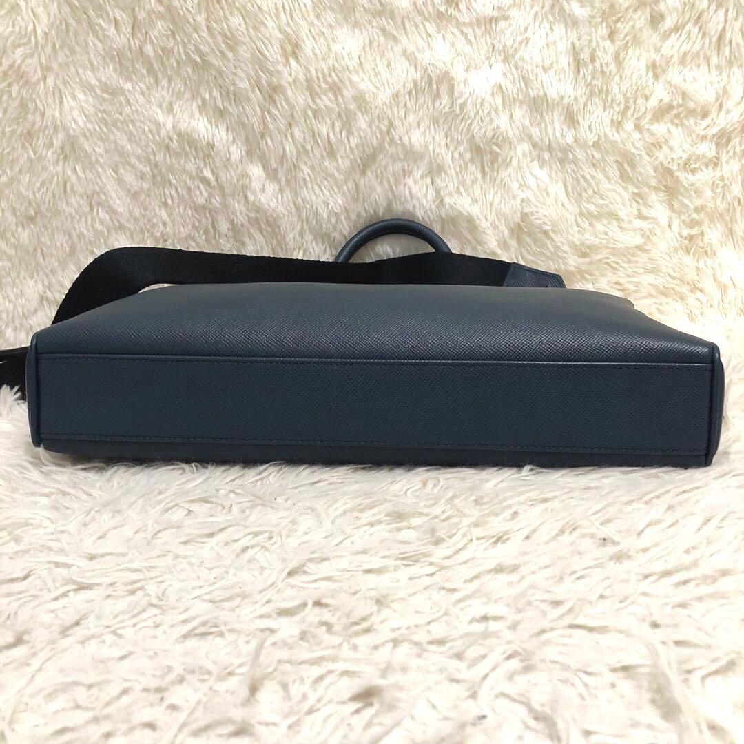 未使用級✨セラピアン レザー　2way ビジネスバッグ　ショルダーバッグ メンズ