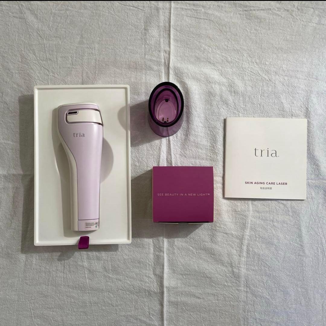 【美品　付属品完備】トリア　スキンケアエイジングレーザー　ライラック