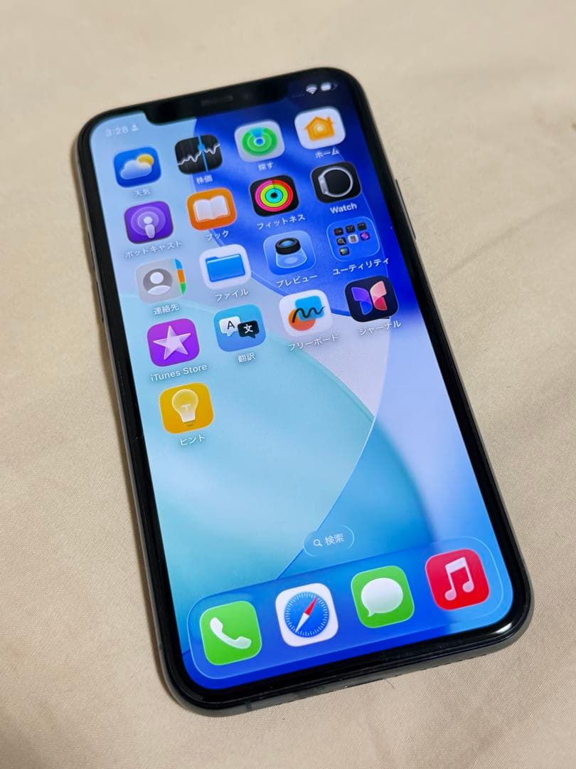 iPhone 11 Pro スペースグレー 本体（カメラレンズ割アリ）