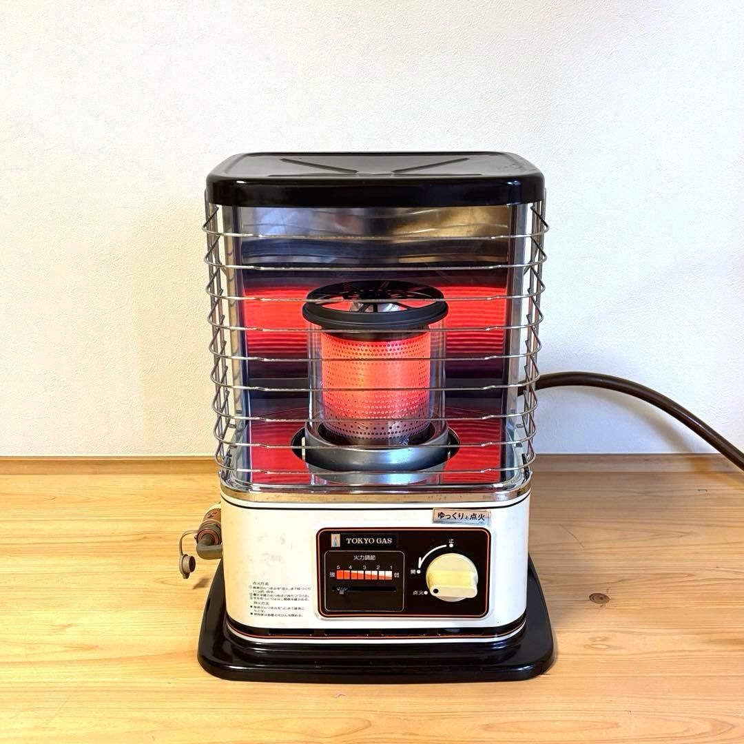 可動品★箱付★ ナショナル ガスストーブ 都市ガス用 GS-28DG 昭和レトロ