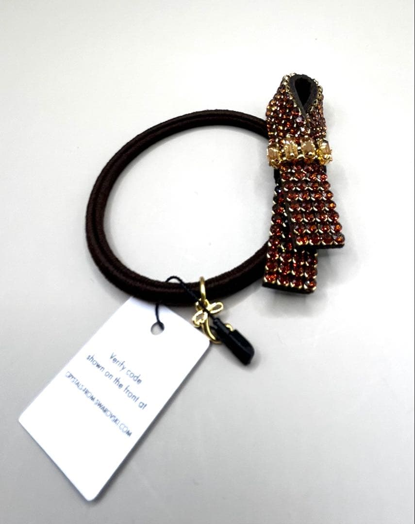 お値下げ中！【新品】コンプレックスビズ クリスタルメッシュパヴェ ポニー