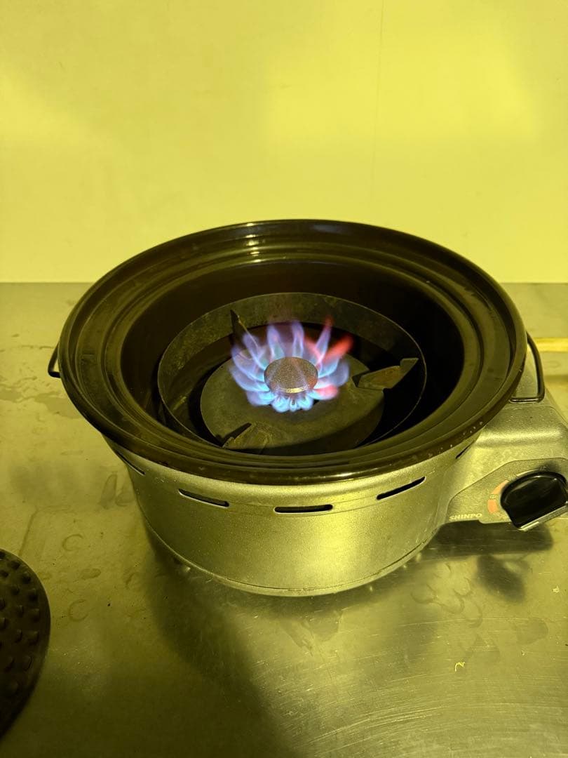 卓上コンロ SPRTⅡ プロパンガス アミ付き