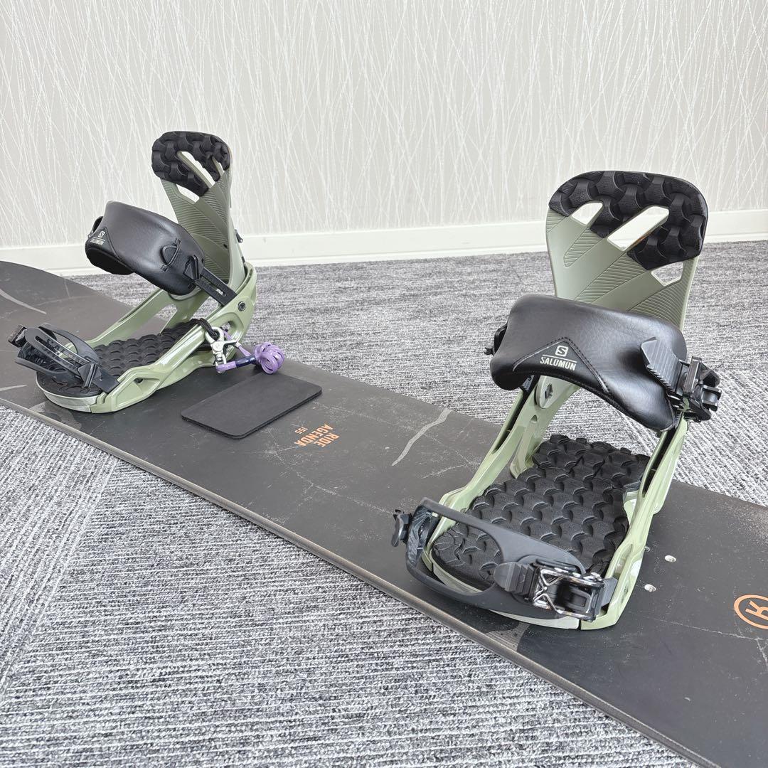 84美品❗️超豪華❗️RIDE/サロモン メンズスノーボードセット★155cm