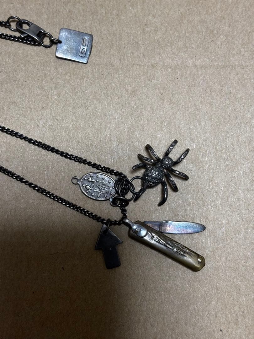 GOTI スパイダー チャーム ネックレス