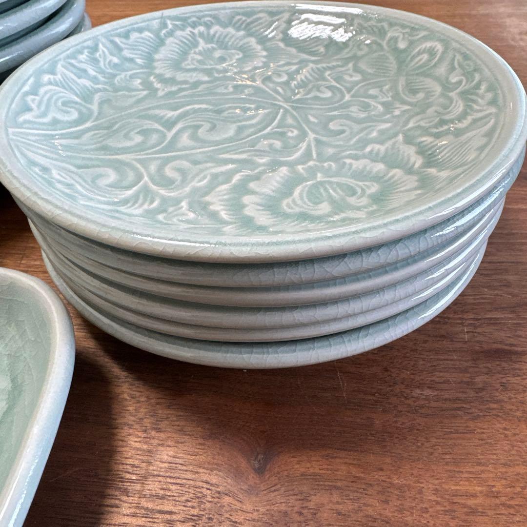 Siam celadon セラドン焼きセット