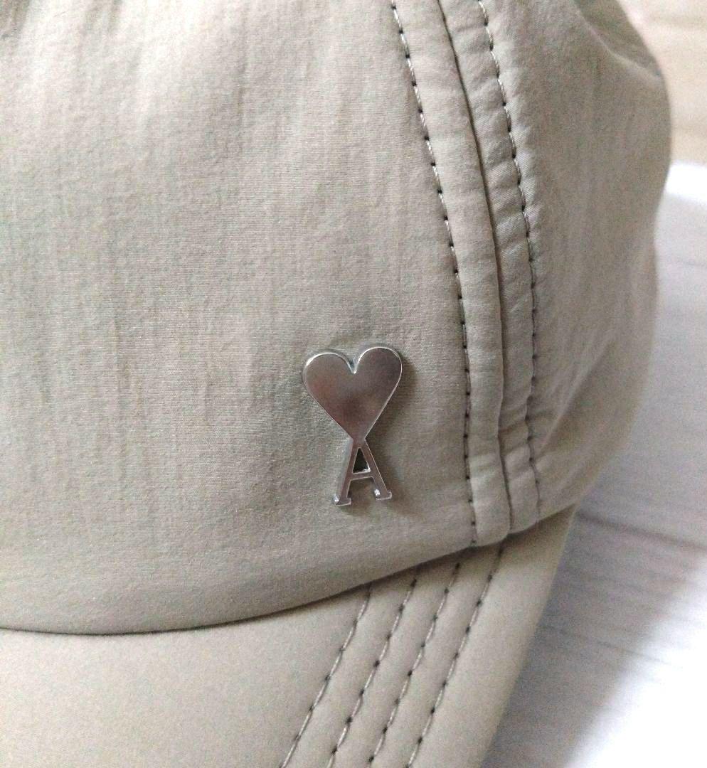 AMI PARIS アミパリス キャップ 帽子 ベージュ系 男女兼用