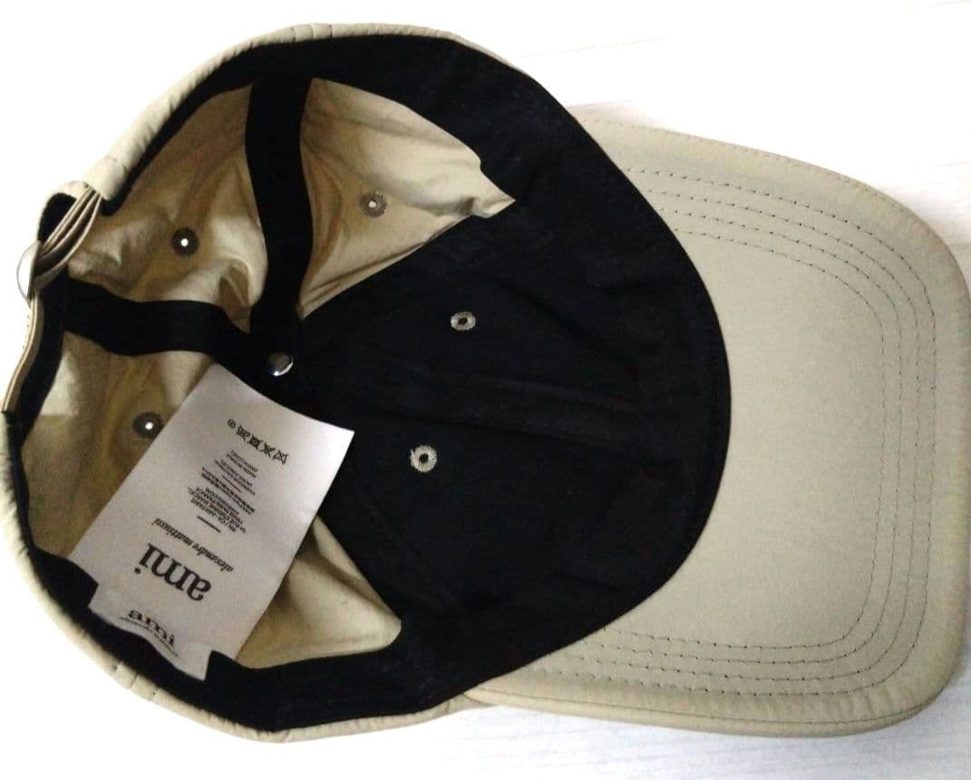 AMI PARIS アミパリス キャップ 帽子 ベージュ系 男女兼用