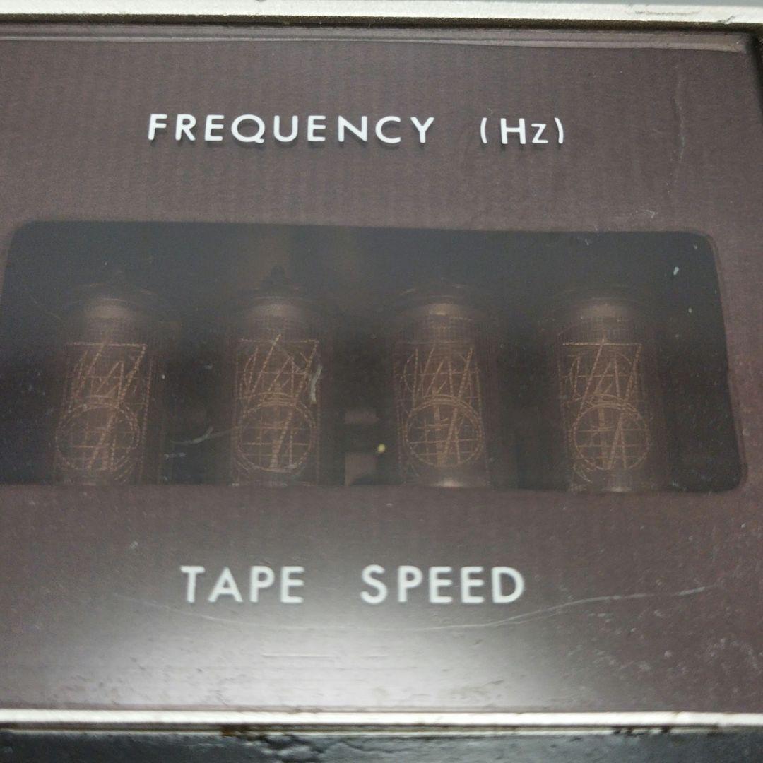 WOW&FLUTTER METER ワウフラメーター 677A ニキシー管