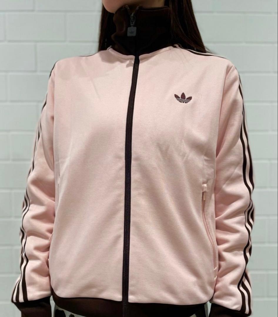 adidas トラックジャケット ピンクLサイズ
