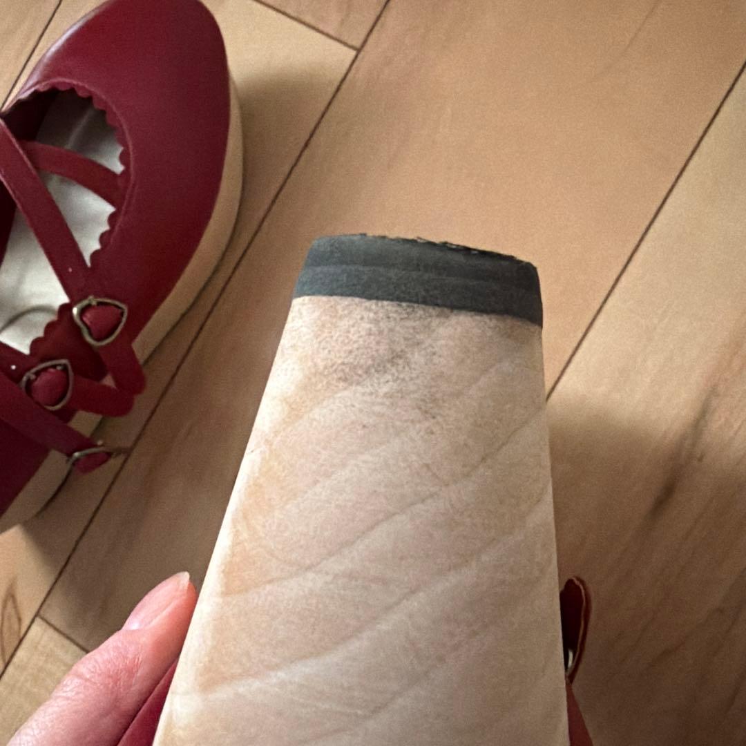 ヴィクトワールシューズ　えんじ　Lサイズ